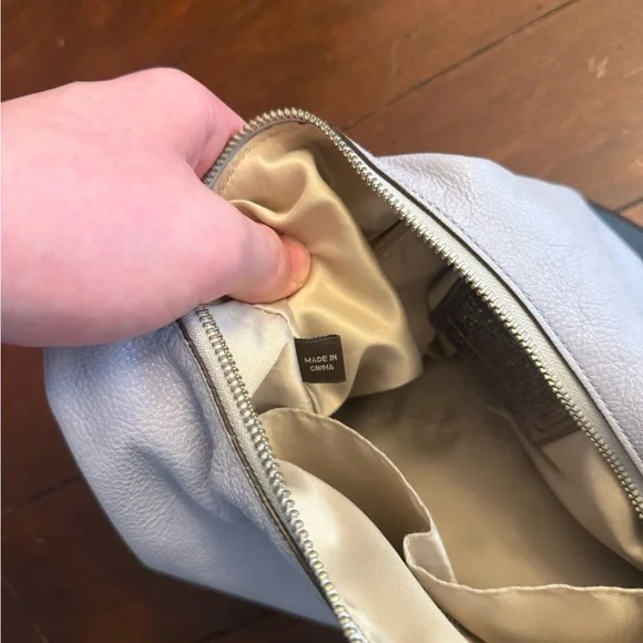 Coach Light Blue/Purple Boho Leather Shoulder Bag - Picture 14 of 16